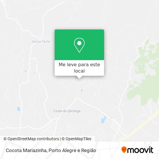 Cocota Mariazinha mapa