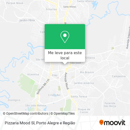 Pizzaria Mood Sl mapa