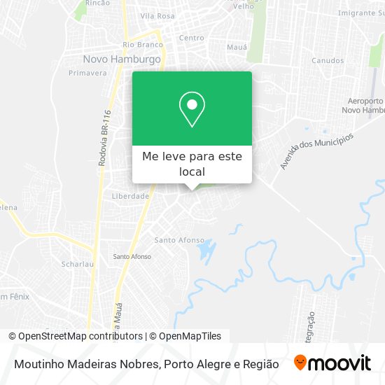 Moutinho Madeiras Nobres mapa