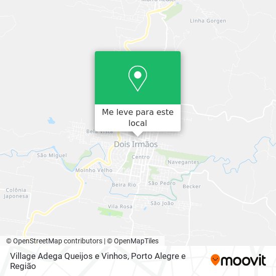 Village Adega Queijos e Vinhos mapa