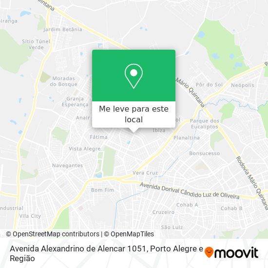 Avenida Alexandrino de Alencar 1051 mapa