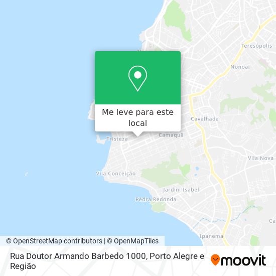 Rua Doutor Armando Barbedo 1000 mapa