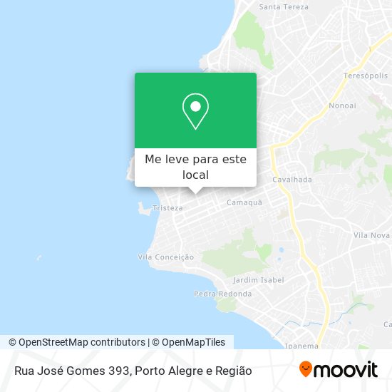Rua José Gomes 393 mapa