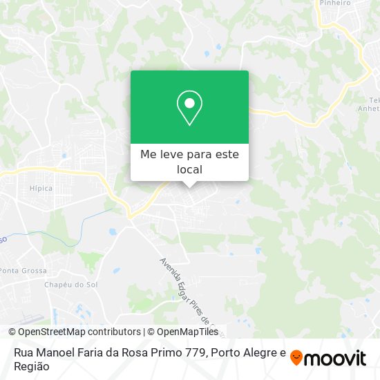 Rua Manoel Faria da Rosa Primo 779 mapa