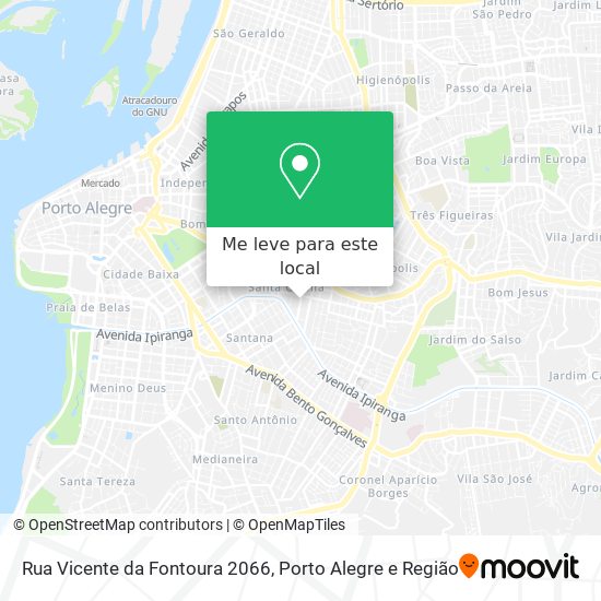 Rua Vicente da Fontoura 2066 mapa