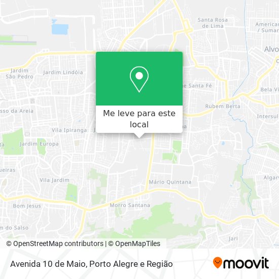 Avenida 10 de Maio mapa