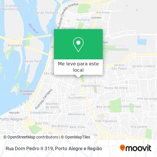 Rua Dom Pedro II 319 mapa