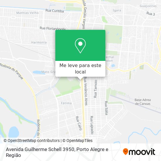 Avenida Guilherme Schell 3950 mapa