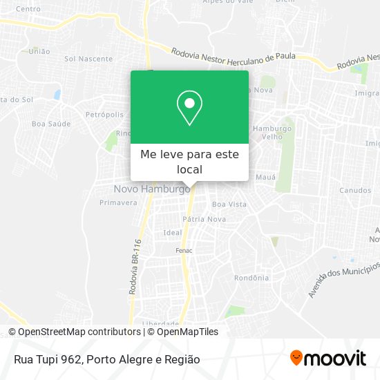 Rua Tupi 962 mapa