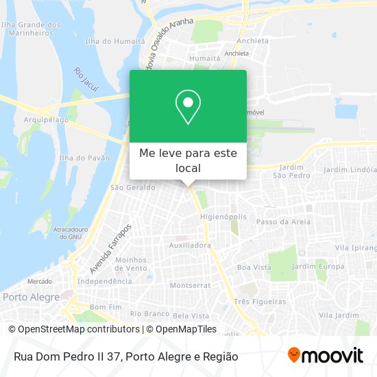Rua Dom Pedro II 37 mapa