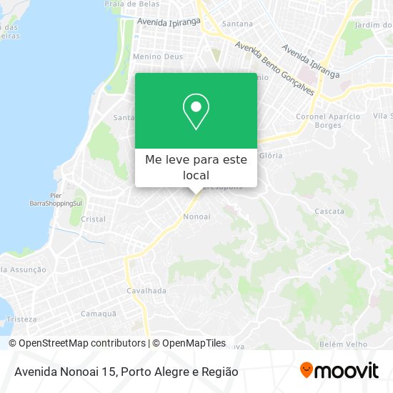 Avenida Nonoai 15 mapa