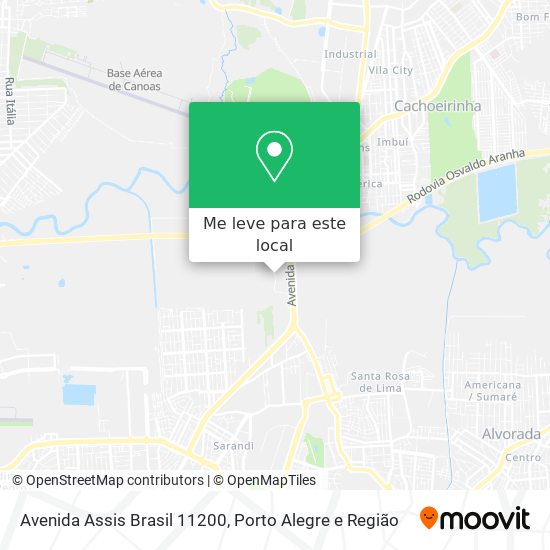 Avenida Assis Brasil 11200 mapa