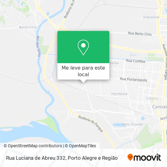Rua Luciana de Abreu 332 mapa