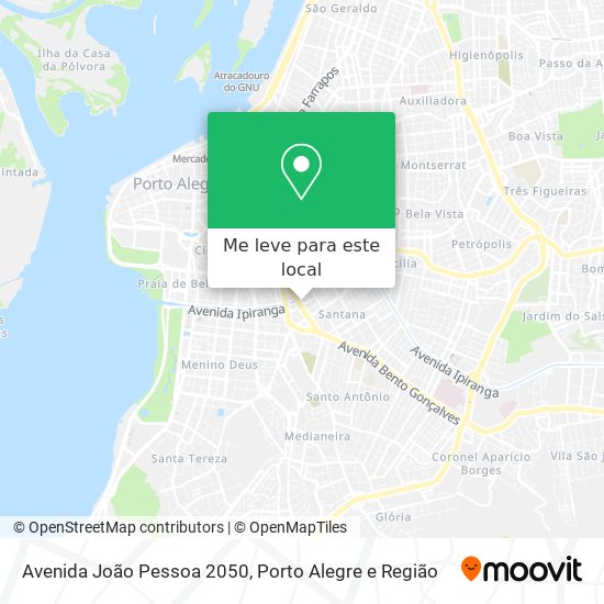 Avenida João Pessoa 2050 mapa