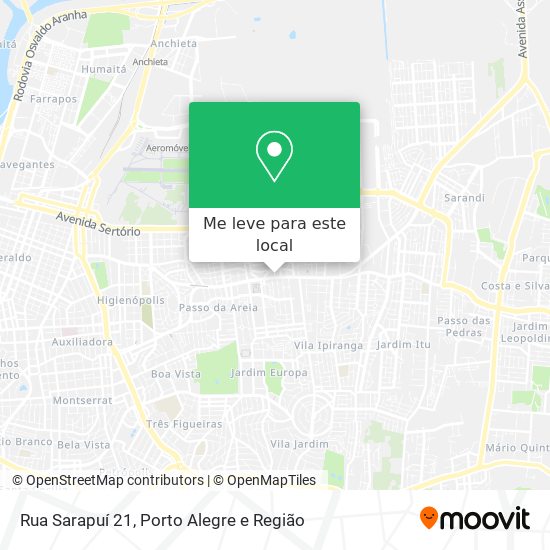 Rua Sarapuí 21 mapa