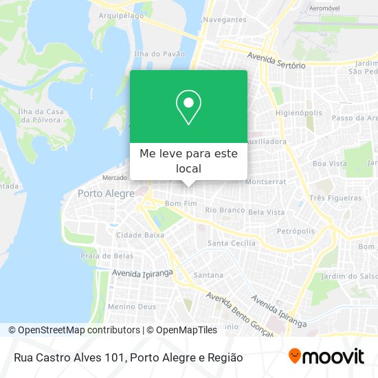Rua Castro Alves 101 mapa
