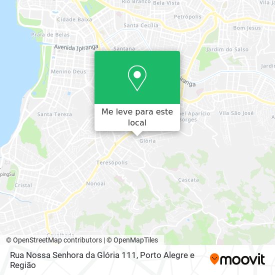 Rua Nossa Senhora da Glória 111 mapa