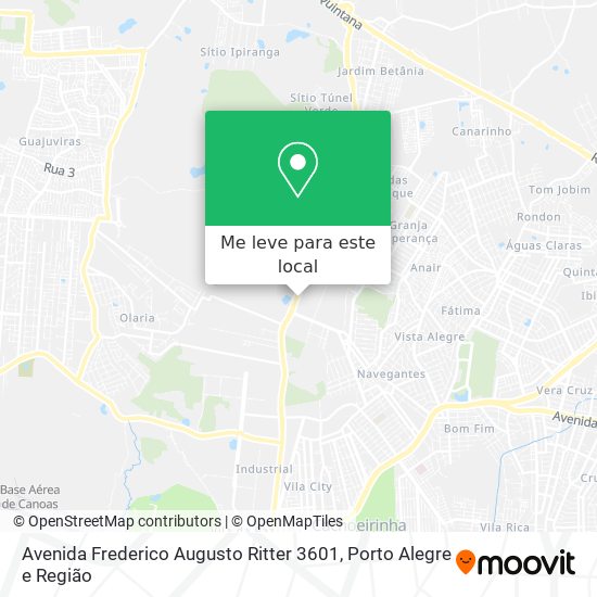 Avenida Frederico Augusto Ritter 3601 mapa