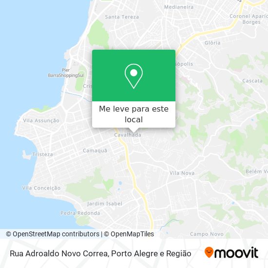 Rua Adroaldo Novo Correa mapa