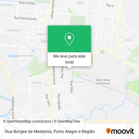 Rua Borges de Medeiros mapa