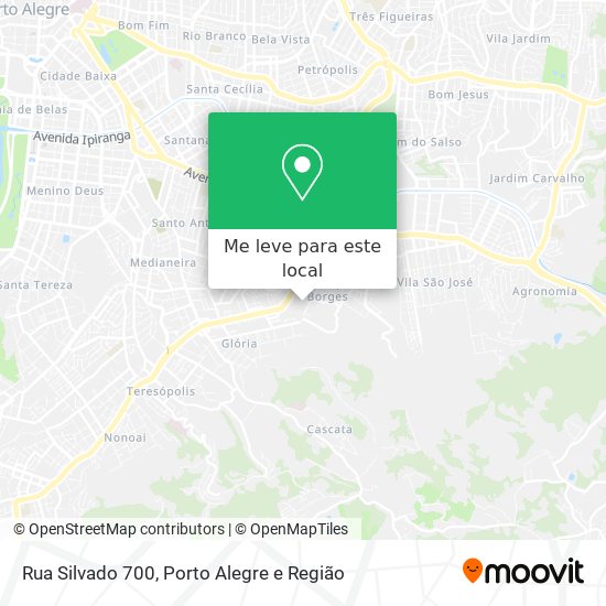 Rua Silvado 700 mapa