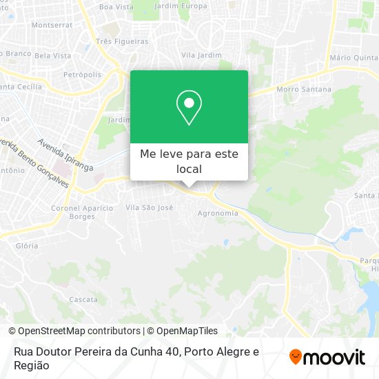 Rua Doutor Pereira da Cunha 40 mapa