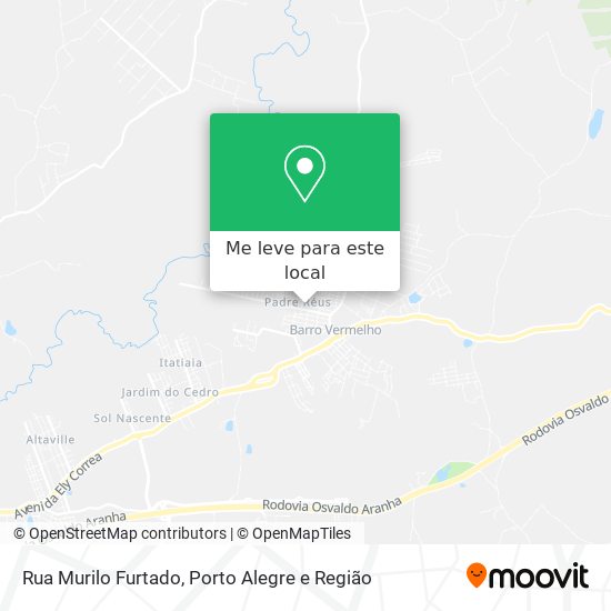Rua Murilo Furtado mapa