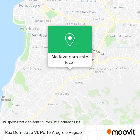 Rua Dom João VI mapa