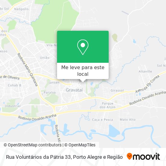 Rua Voluntários da Pátria 33 mapa