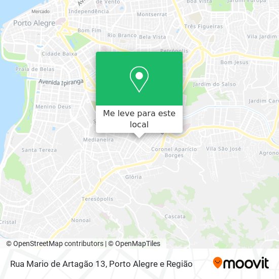 Rua Mario de Artagão 13 mapa
