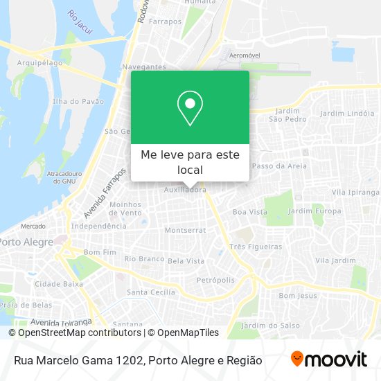 Rua Marcelo Gama 1202 mapa