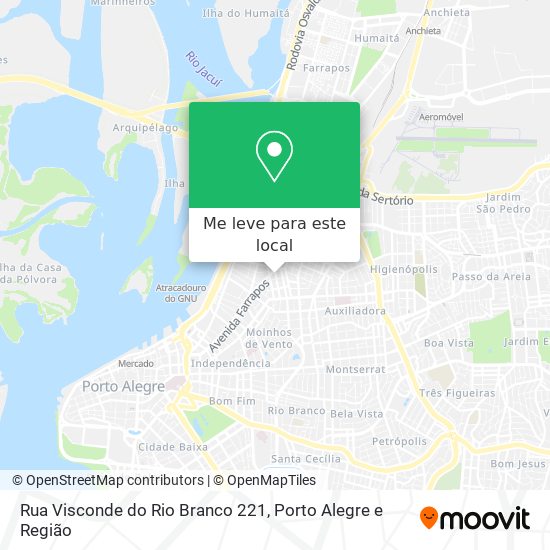 Rua Visconde do Rio Branco 221 mapa