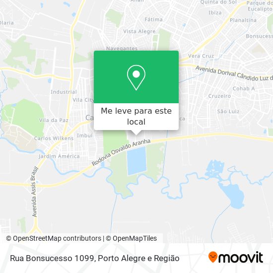 Rua Bonsucesso 1099 mapa