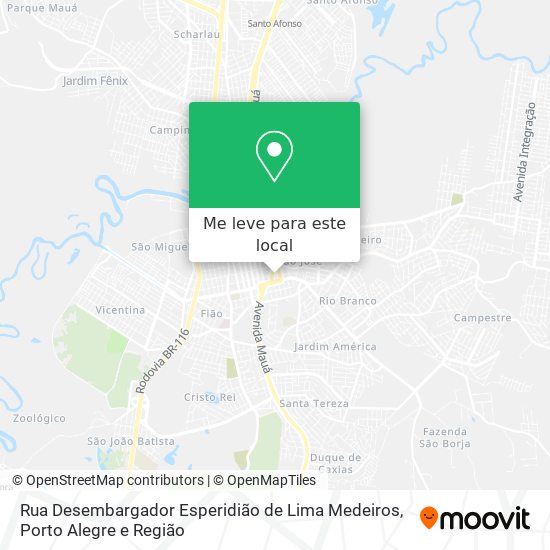 Rua Desembargador Esperidião de Lima Medeiros mapa