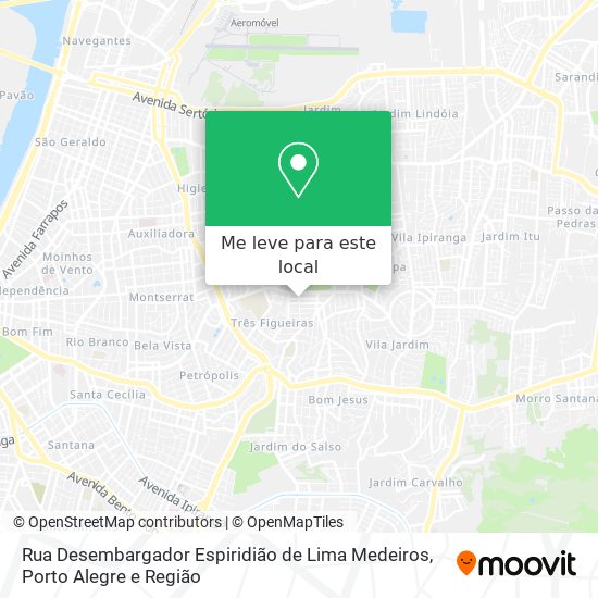 Rua Desembargador Espiridião de Lima Medeiros mapa