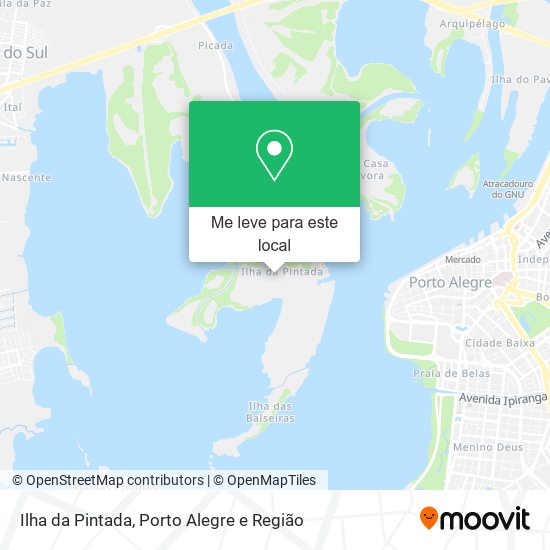 Ilha da Pintada mapa