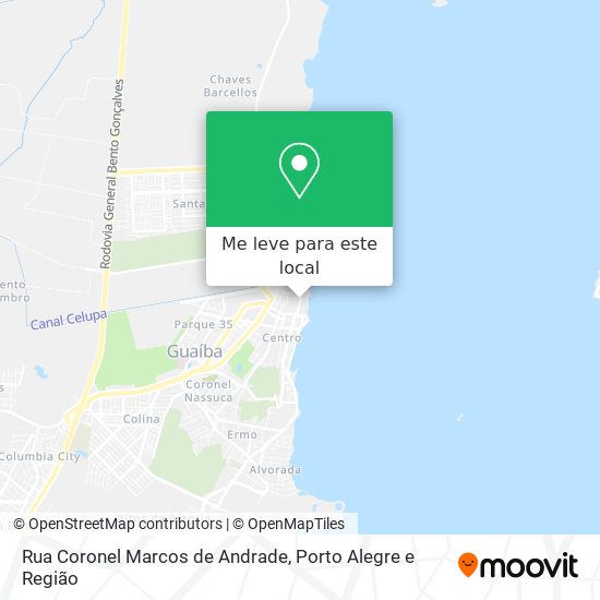 Rua Coronel Marcos de Andrade mapa