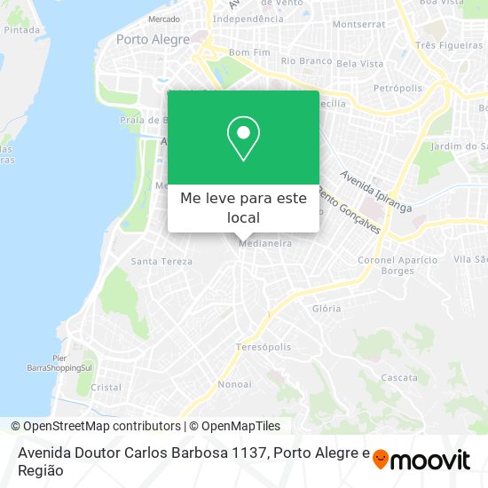 Avenida Doutor Carlos Barbosa 1137 mapa