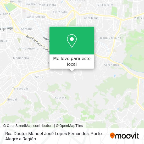 Rua Doutor Manoel José Lopes Fernandes mapa