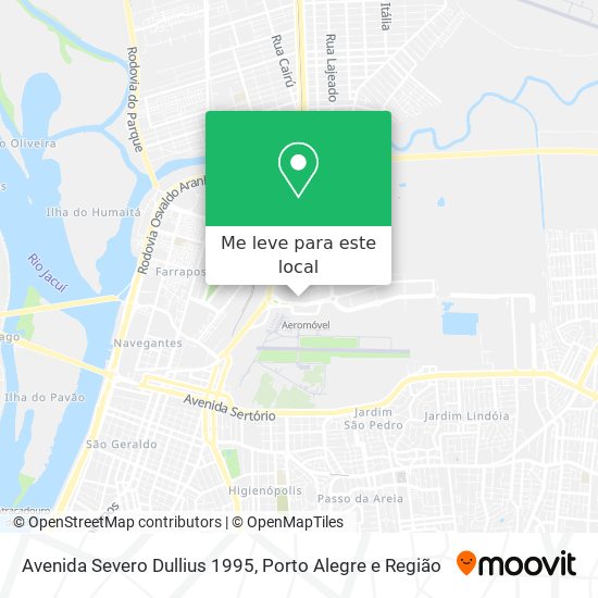 Avenida Severo Dullius 1995 mapa