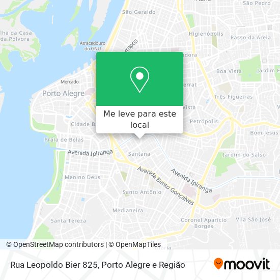 Rua Leopoldo Bier 825 mapa