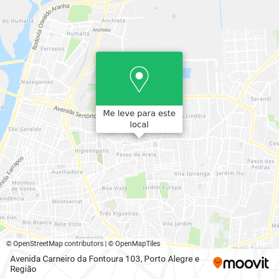 Avenida Carneiro da Fontoura 103 mapa