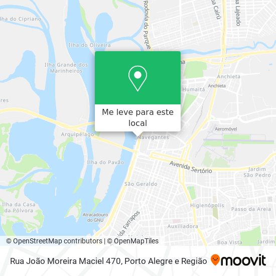 Rua João Moreira Maciel 470 mapa