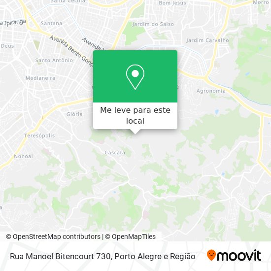 Rua Manoel Bitencourt 730 mapa