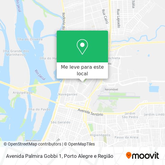 Avenida Palmira Gobbi 1 mapa