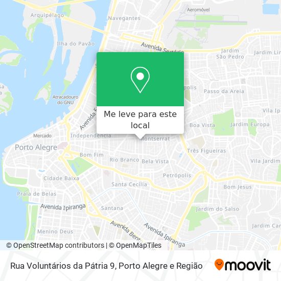 Rua Voluntários da Pátria 9 mapa