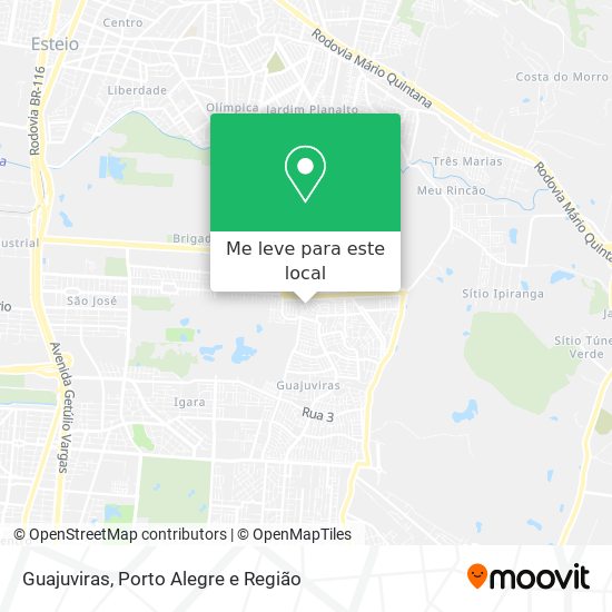 Guajuviras mapa