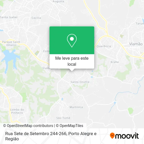 Rua Sete de Setembro 244-266 mapa