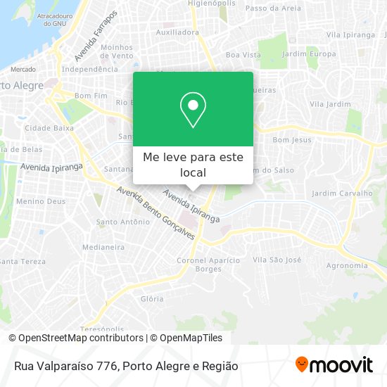 Rua Valparaíso 776 mapa