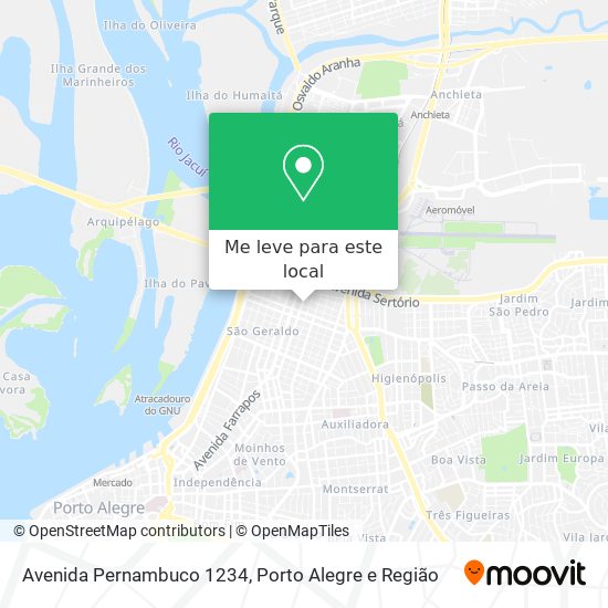 Avenida Pernambuco 1234 mapa